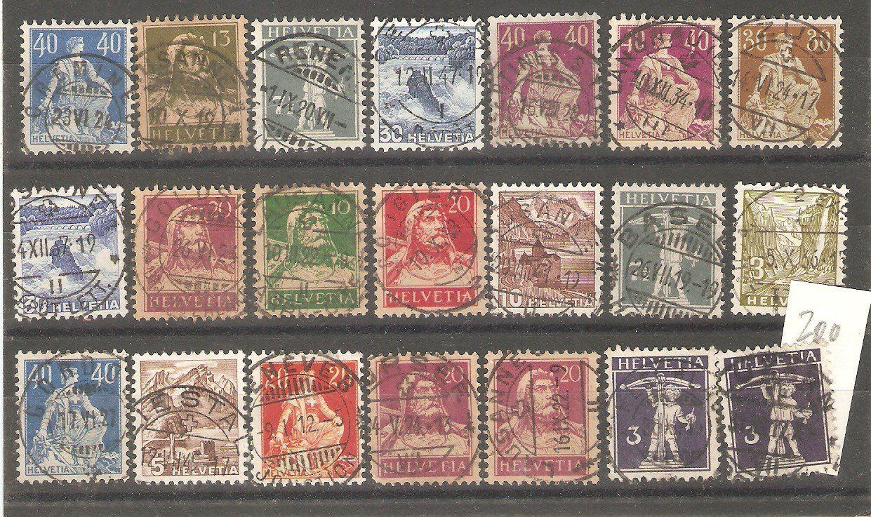 Tutti i francobolli: 21 Vollstempel – Usato da Lausanne venduto da Whorvath