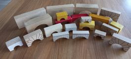 Holzbogenbrücken div. Grössen Buchenholz
