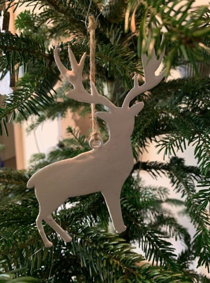 Alle Dekorationen: Weihnachtsbaum Anhänger beige mit Glimmer – Neu (gemäss Beschreibung) aus St. Gallen von Miousch 7