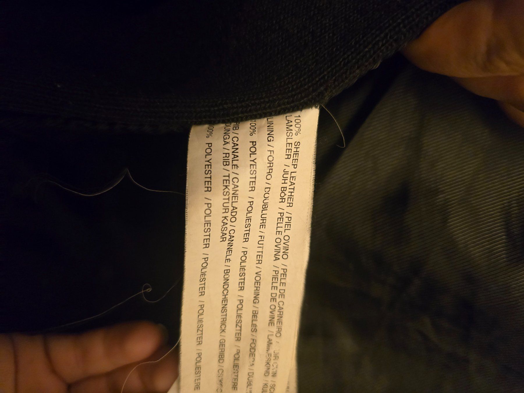 Mango Vestes: Jacket Mango Leather Black Size XL Used Condition – D'occasion à Lausanne par b_r_6z5f 3