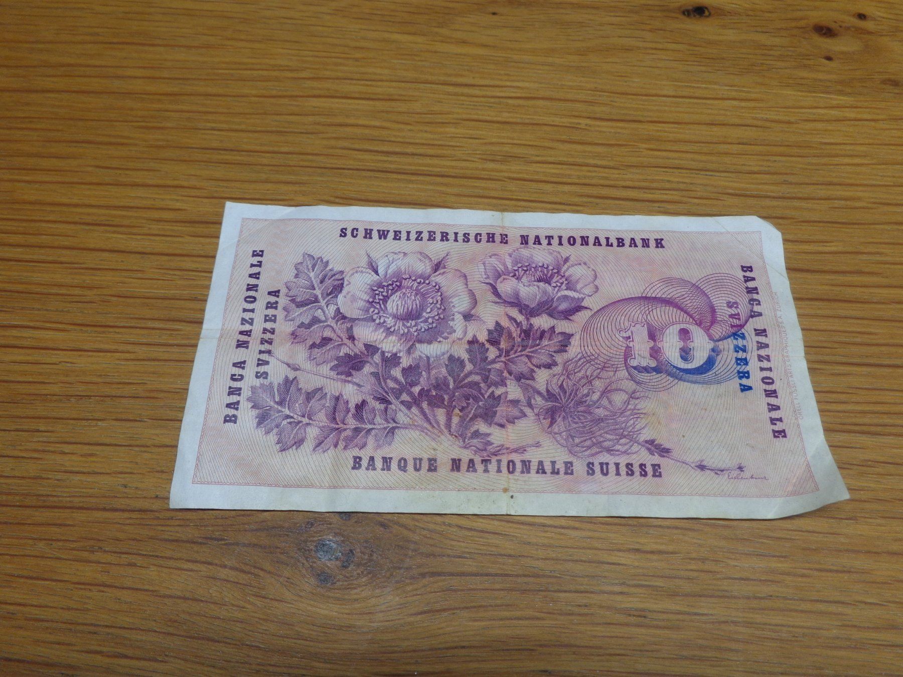 Banconote: alte 10.- Banknote Schweiz – Usato da Schwyz venduto da Arizona64 1