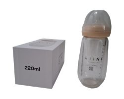 LIINI Doppelglas-Babyflasche