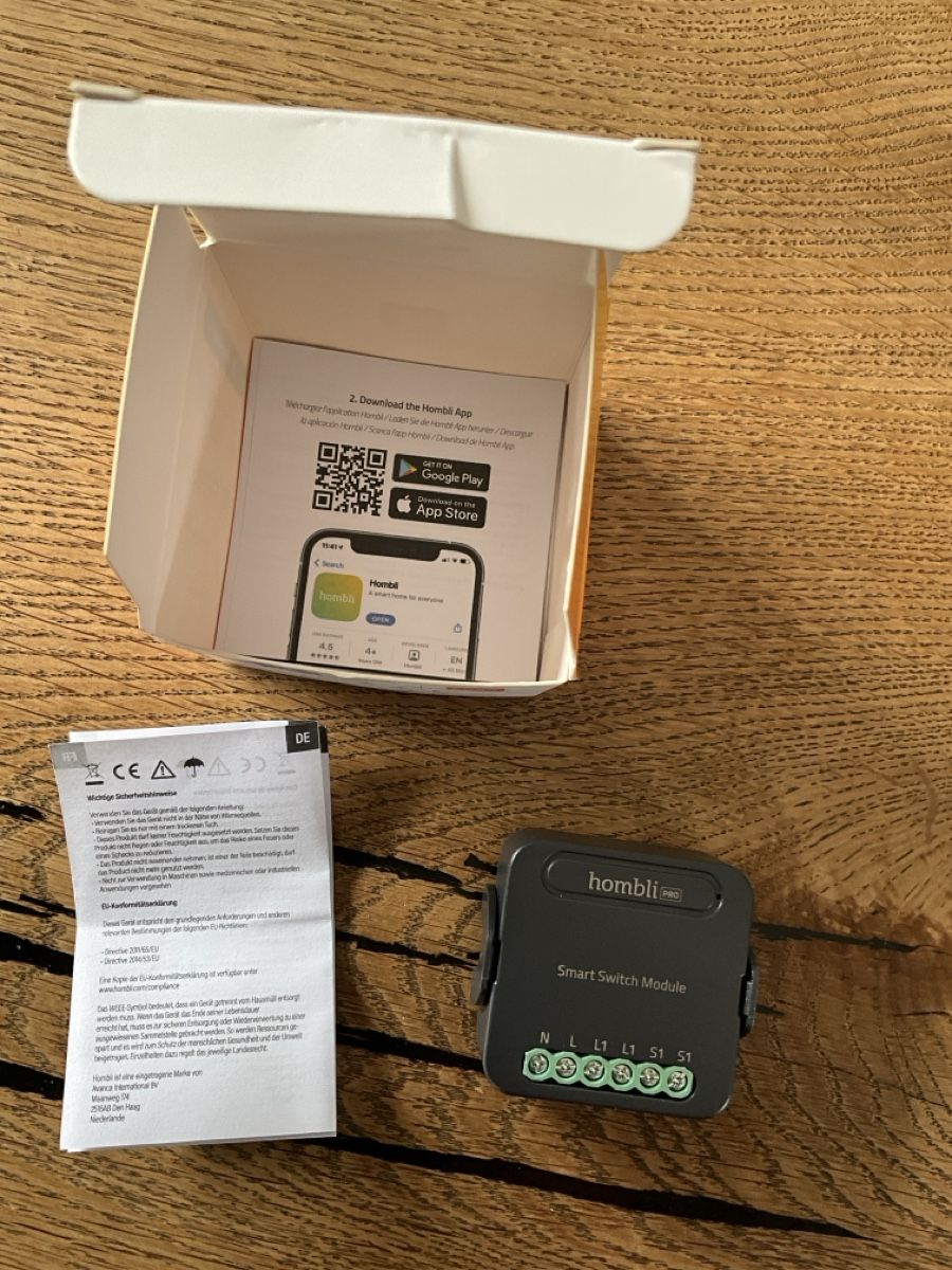 Schalter: Hombli Smart Switch Module HBMS-0100 neu – Neu und originalverpackt aus Uttigen von Hogue 1