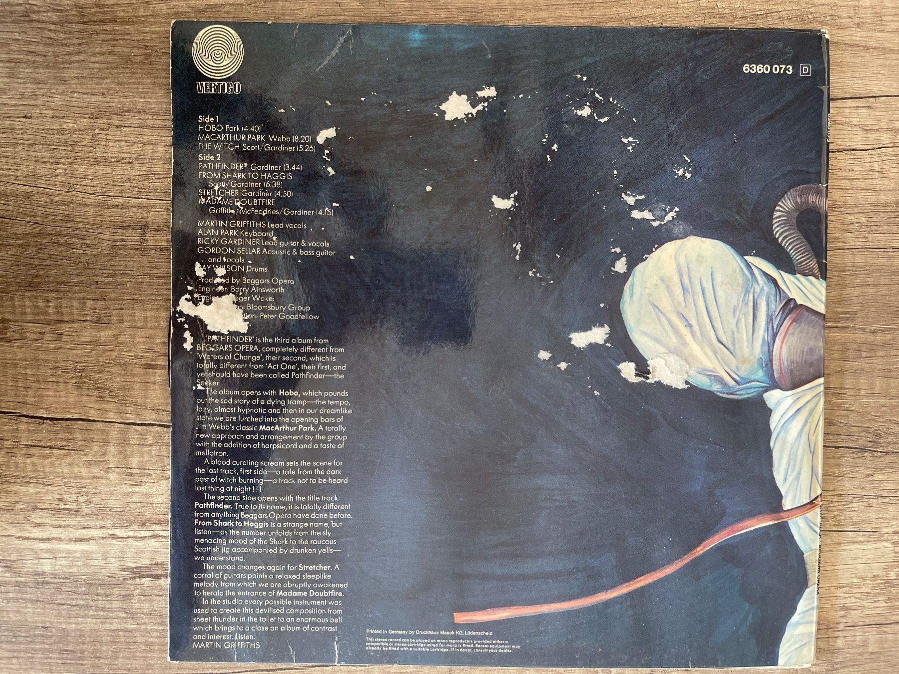 Dischi in vinile: A51/Beggar's Opera - Pathfinder, Vertigo – Usato da Frutigen venduto da Philippe_jsp 1