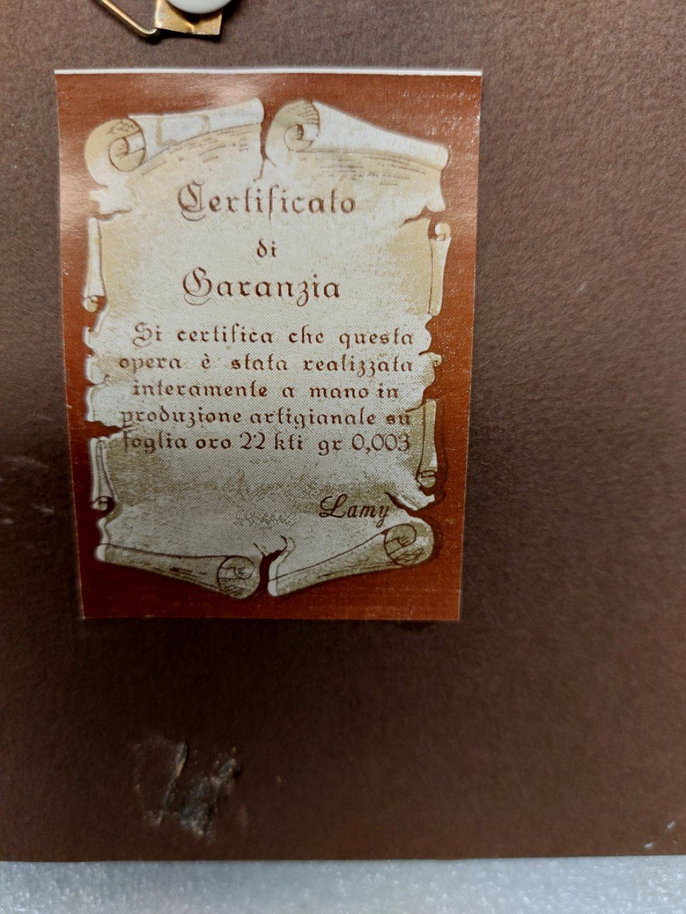 Gemälde: 4x Miniatures - Handmade - 22 Kt. gold leaf – Gebraucht aus Pambio Noranco von Pol69 4