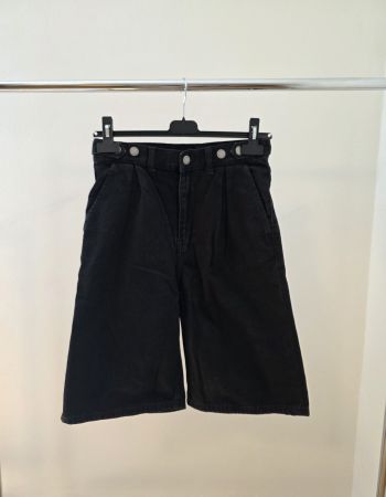 Schwarze Jeans-Shorts Dr Denim