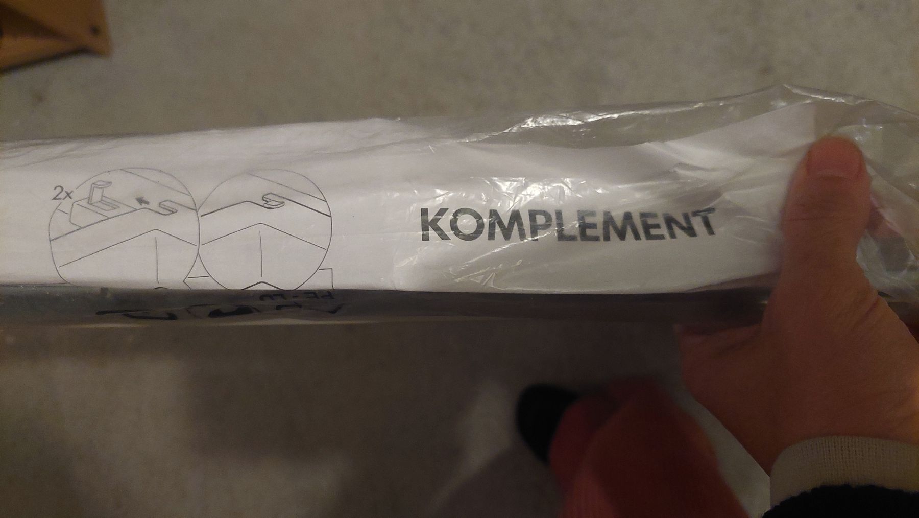 Ikea Appendiabiti: IKEA KOMPLEMENT Hosenaufhängung. NEU – Nuovo e nell'imballaggio originale da Basel venduto da O-MEGA 3