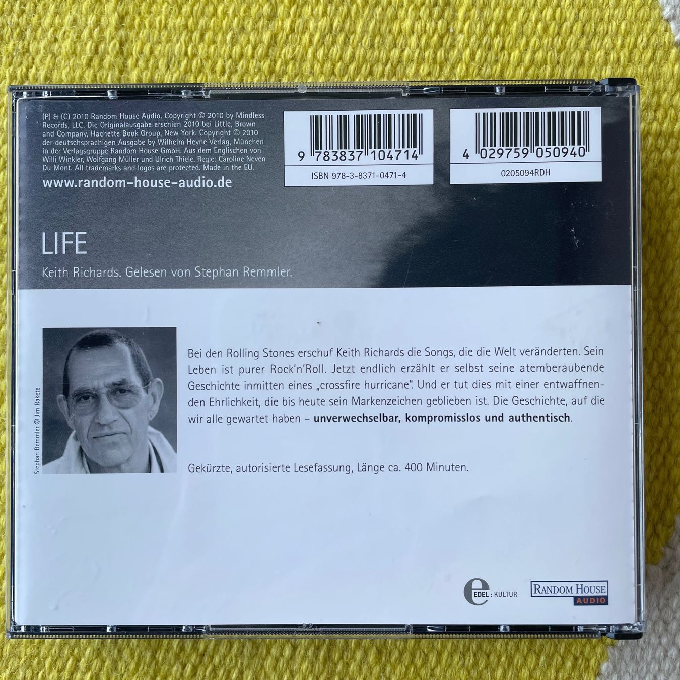 Audiolibri: KEITH RICHARDS ROLLING STONES-6CD BOX SET HÖRBUCH LIFE – Usato da Rorschacherberg venduto da CD-Roli 2