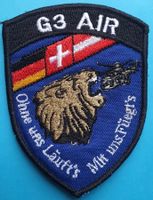 Super Puma G3 AIR Swiss Air Force custom patch Stoff Klett.