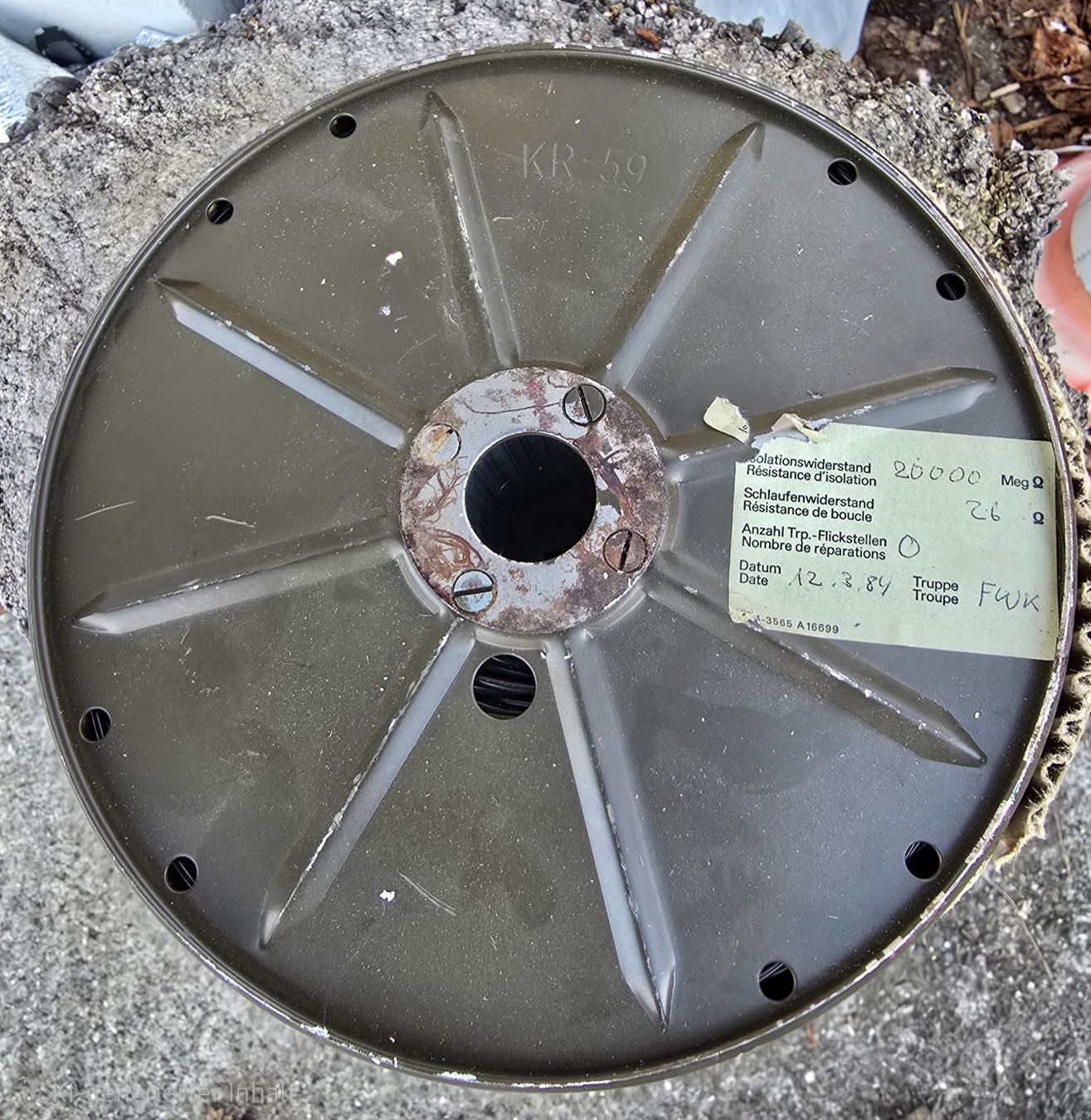 Telefoni: Kabel für Feldtelefon /Schweizer-armee – Nuovo e nell'imballaggio originale da Burgistein venduto da maia13 2