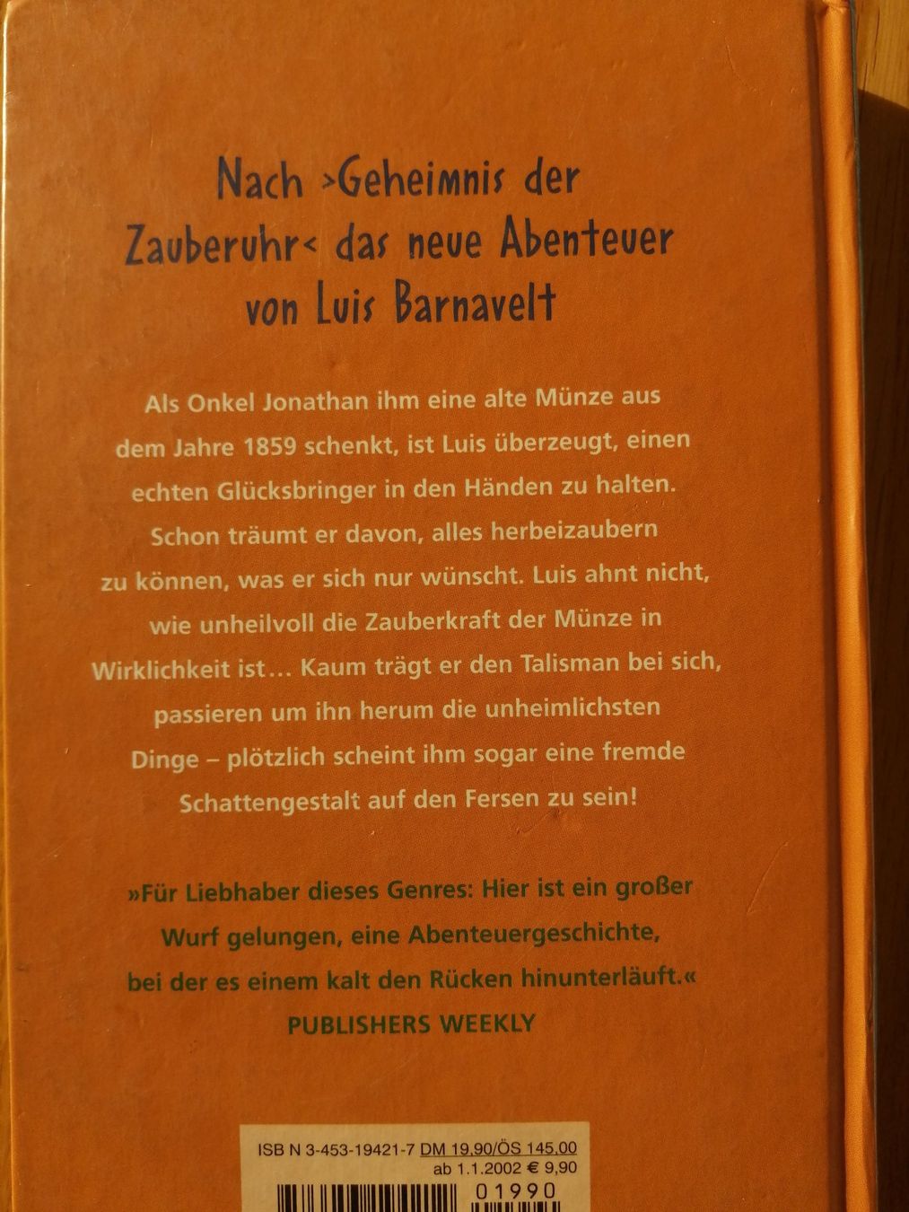 Libri: Magischer Schatten, Jugendbuch, John Bellairs – Usato da Honau venduto da holunder3 1