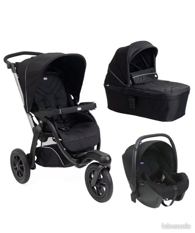 Chicco Carrozzine: Kinderwagen Chicco Active 3, 2-teilig – Usato da Zürich venduto da mou_n9ns