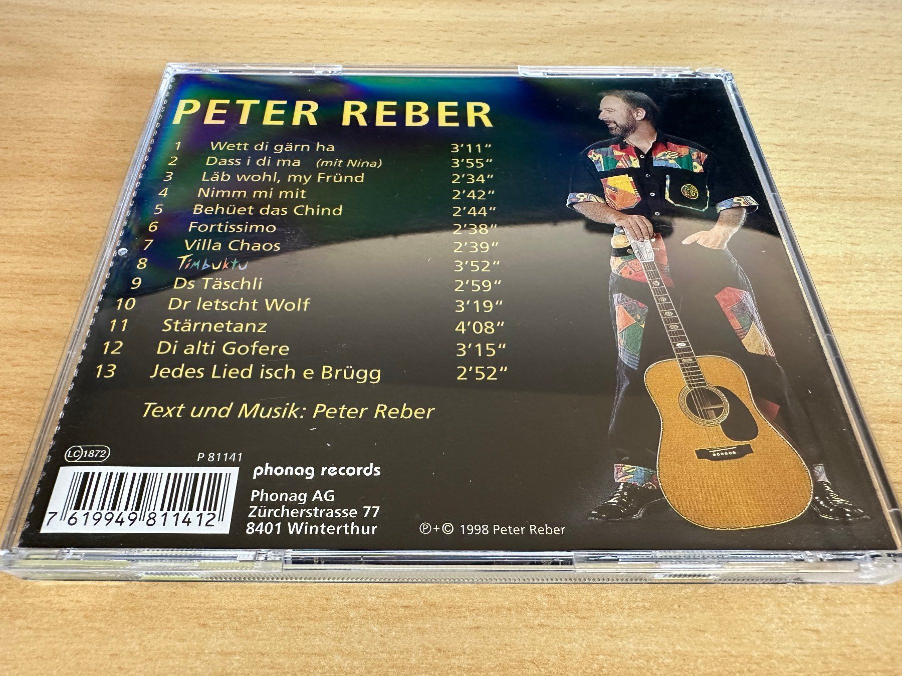 CD: Peter Reber – Timbuktu – Usato da Rikon im Tösstal venduto da Alpenmutz 1