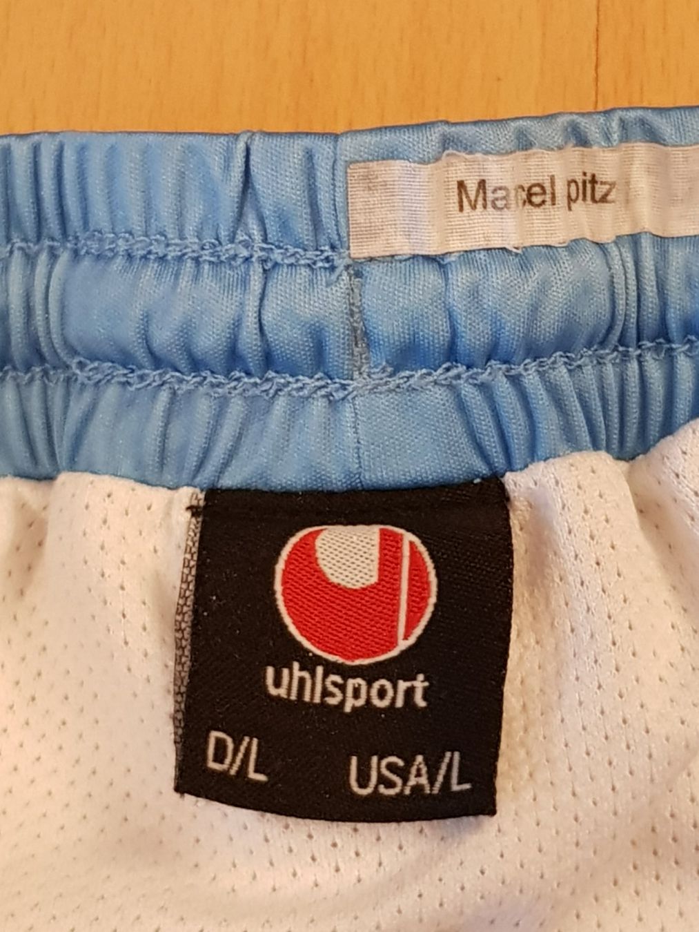 Pantaloni: TSV München 1860 retro Uhlsport Shorts, Grosse L – Usato da Le Mouret venduto da Pantini 2