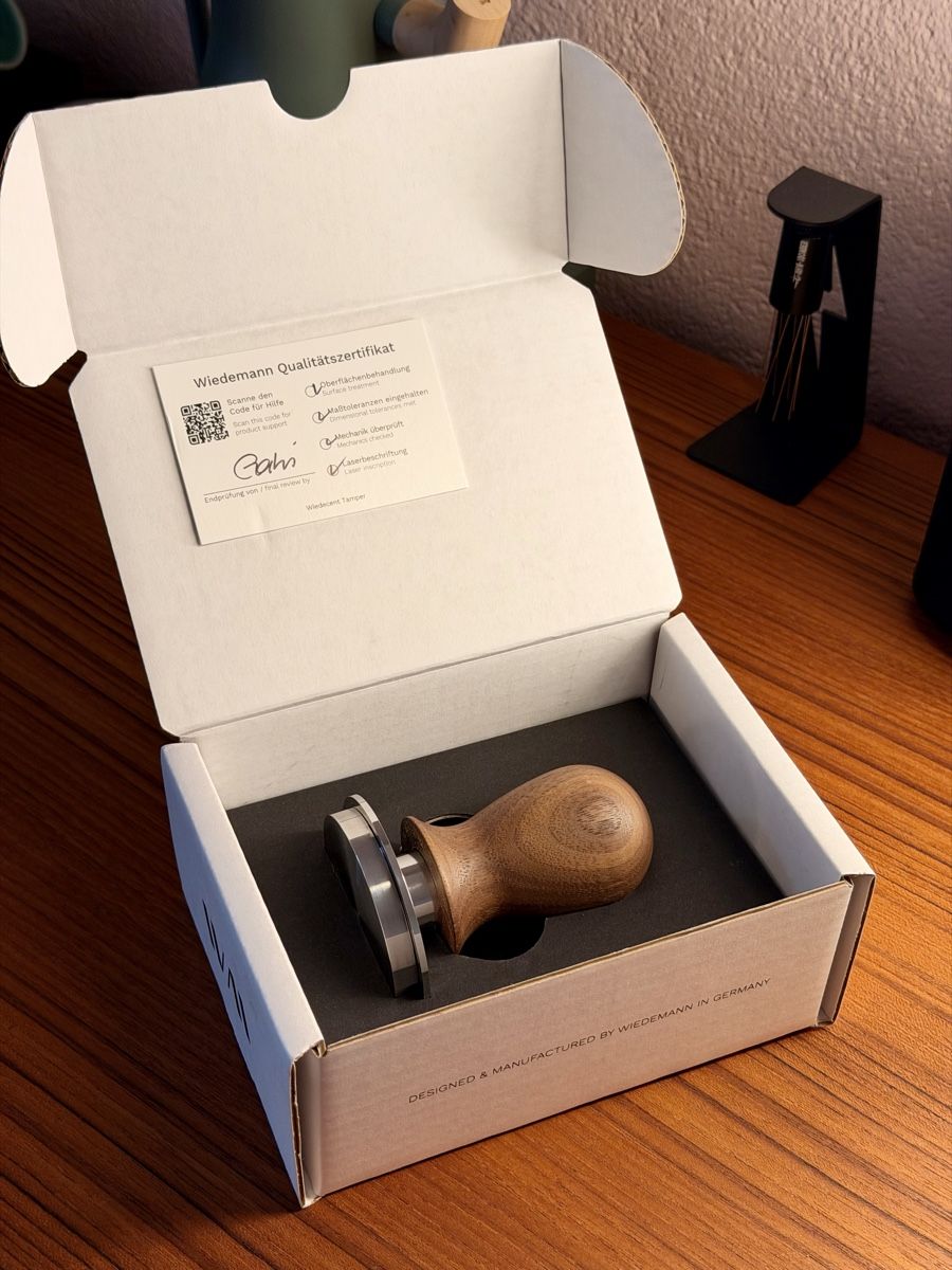 Kaffeemaschinen & Espressomaschinen: Wiedecent Tamper Wallnuss – Neu (gemäss Beschreibung) aus Goldswil von noobmithoot 2