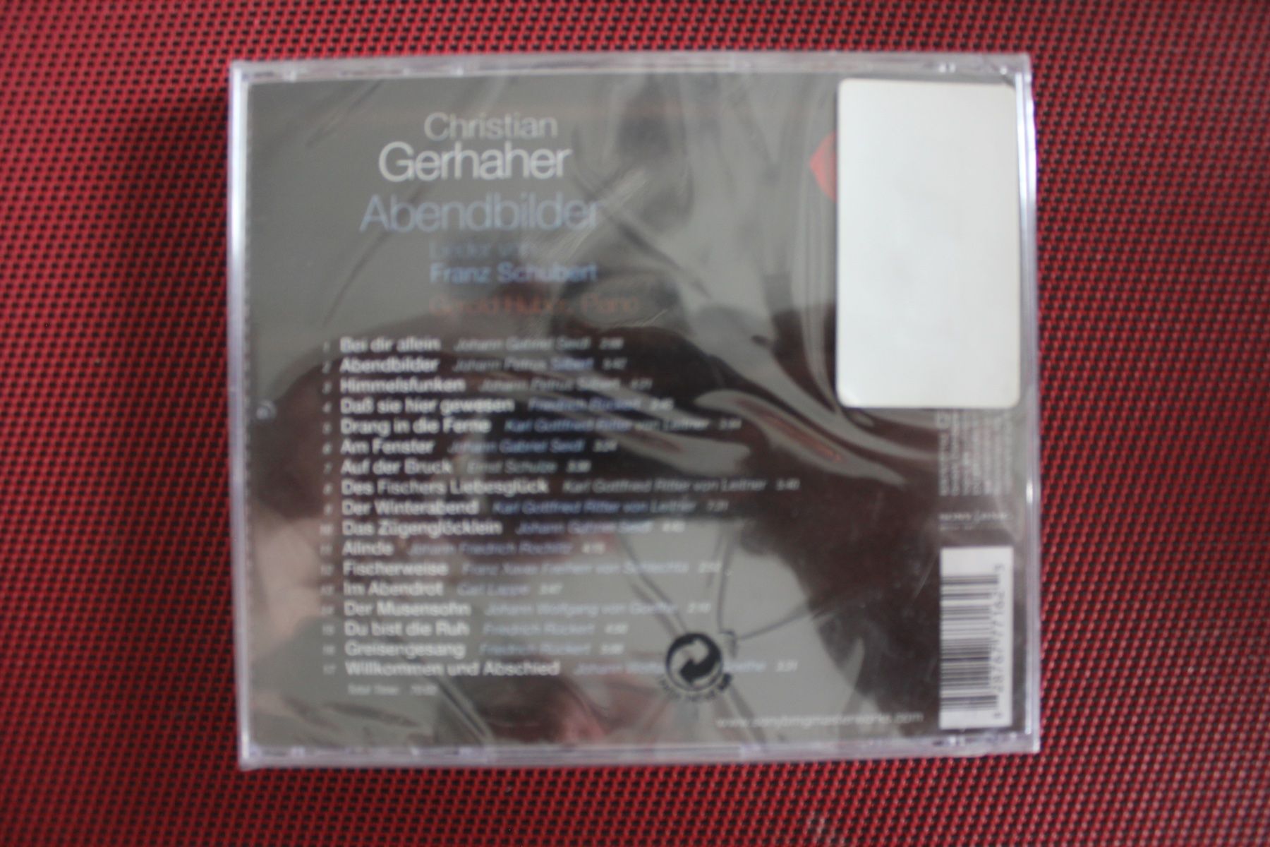 CDs: CHRISTIAN GERHAHER "ABENDBILDER SCHUBERT LIEDER" CD NEU – Neuf avec emballage d'origine à Geroldswil par CD-Verkauf-2022 1
