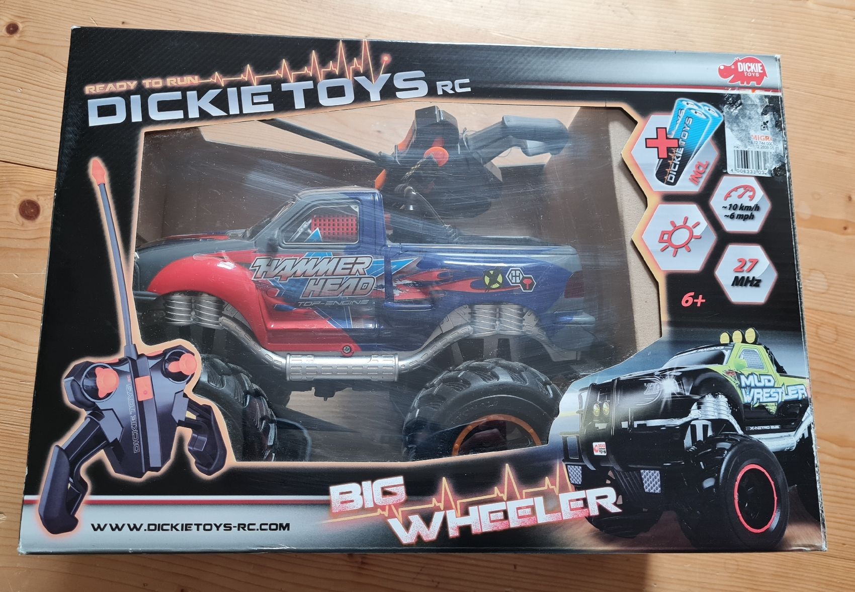 Dickie Toys Giocattoli: Ferngesteuertes Auto "Big Wheeler" – Nuovo (secondo la descrizione) da Castrisch venduto da CorinaS03