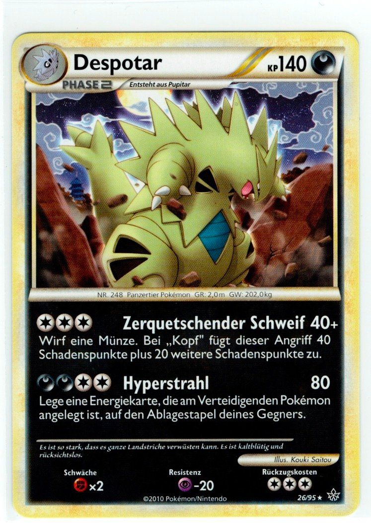 Pokémon Carte collezionabili: Despotar Rare 26 – Usato da Zürich venduto da PACE79
