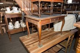 Antik Tisch, Glarnertisch mit Schiefer