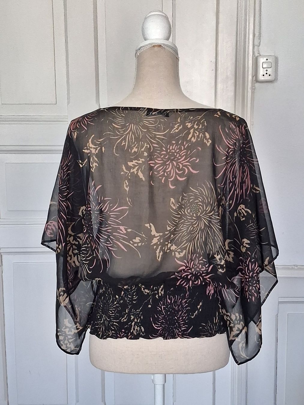 Camicette: Vintage y2k Transparente Fledermaus Bluse – Usato da Ried-Brig venduto da Zzyzx 2