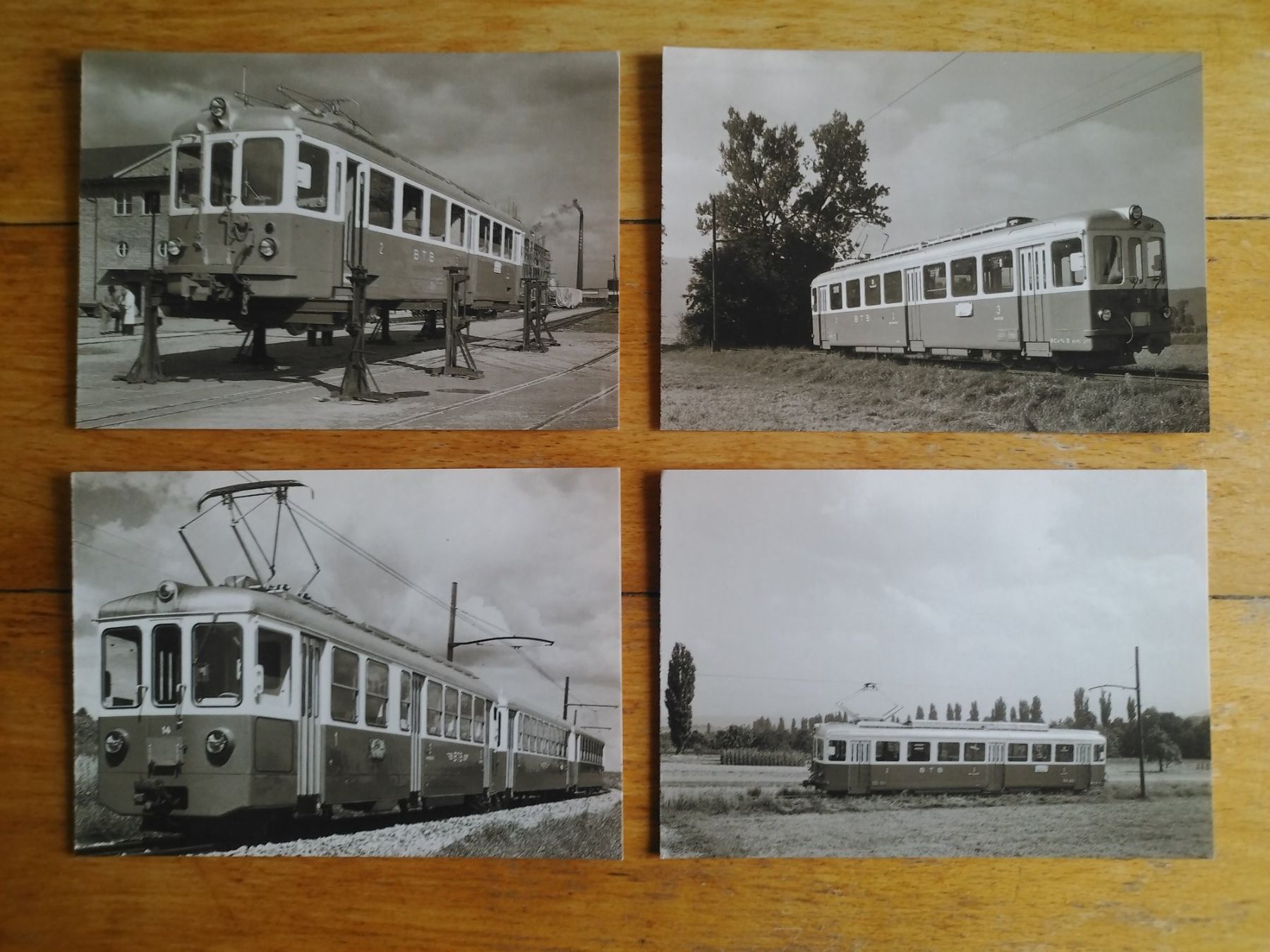 Cartoline postali: 4 AK BTB Birsigthal Bahn – Usato da Amden venduto da vipernatter