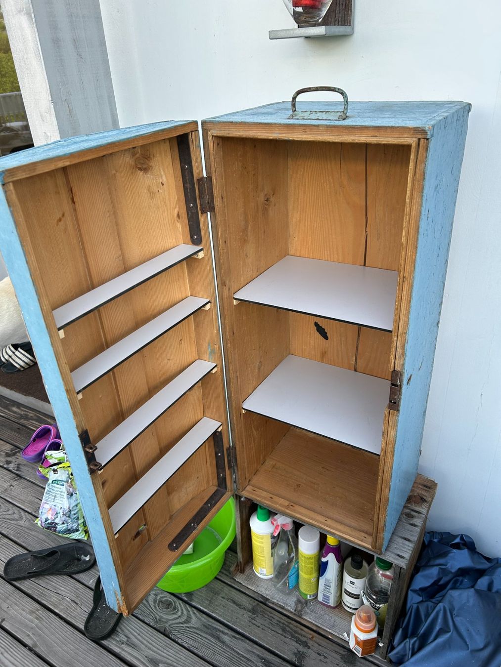 Armadi: Antiker Schrank, hellblau, einzigartig! – Usato da Arbon venduto da pschmid01 4