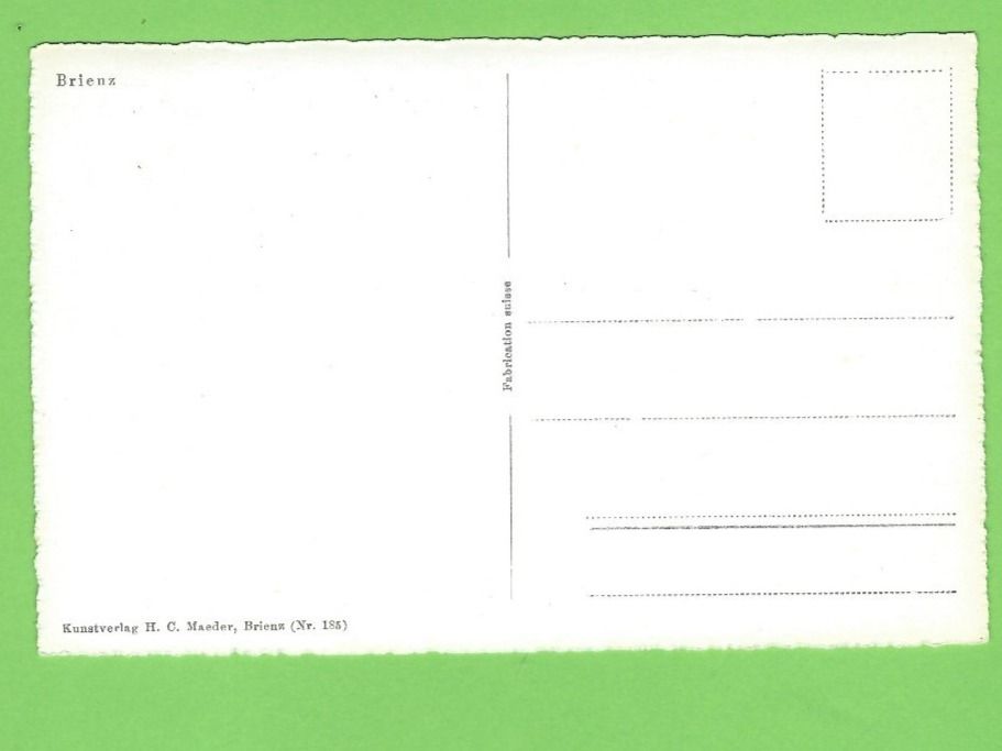Cartoline postali: Brienz – Nuovo (secondo la descrizione) da Zürich venduto da t24_de 1