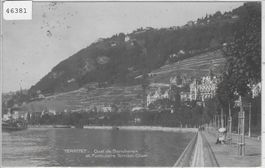 Territet - Quai de Barcharex et Funiculaire Glion - animee