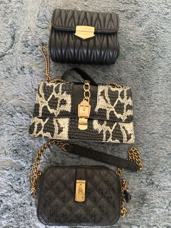 Taschen Set 3 Stueck Leder Optik Damen NEU
