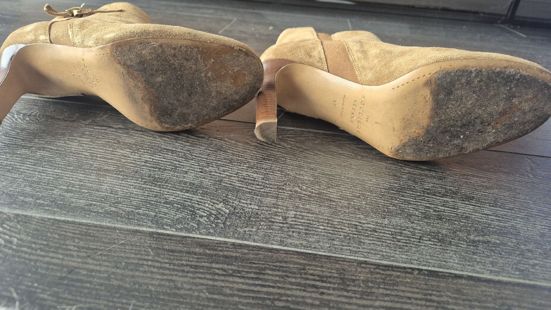 Sezane Scarpe da donna: Sézane Ankle Boots - Suede Leather - EU 37 – Usato da Wallisellen venduto da Camcha 2
