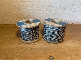 2x Apparaten-Litze Schwarz-Weiss