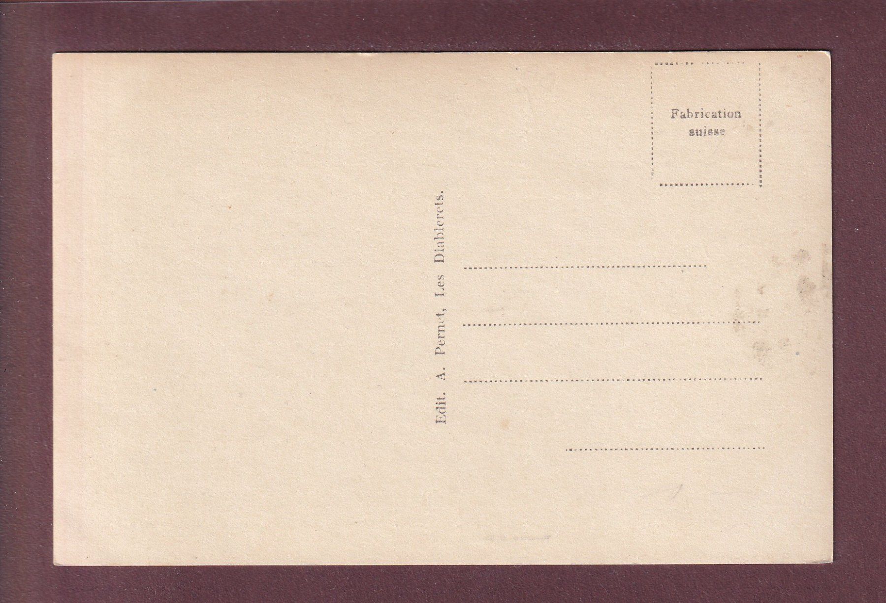 Cartoline postali: LES DIABLERETS - Tête Ronde – Usato da Pully venduto da nicecards 1