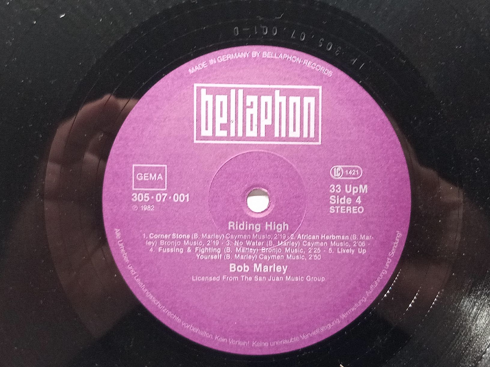 Schallplatten: Bob Marley - Riding High - Doppel- LP - Bellaphon Records – Defekt aus basel von markusb07 8