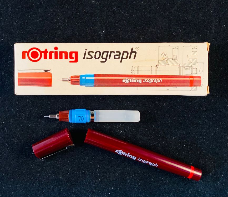 rotring isograph - Tuschstift nachfüllbar - 0.70mm (Neu und ...
