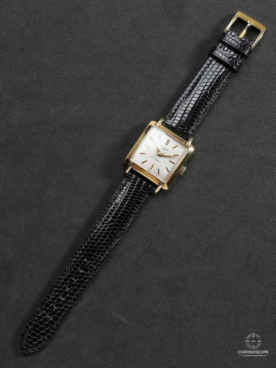 Universal Genève Orologi: 14k Universal Geneve “Cioccolatone” Reference 50211 With Box – Usato da Luzern venduto da ChronoScope6004 4