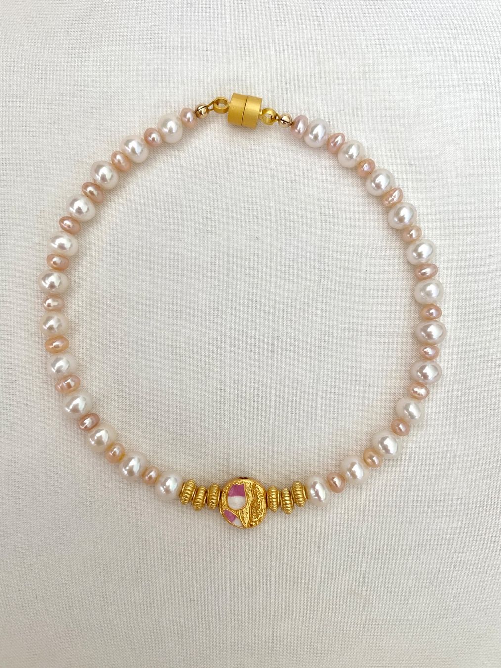 Bracciali & Braccialetti: Süsswasserperlen Armbänder echte – Nuovo e nell'imballaggio originale da Sarnen venduto da Yingsperlen3
