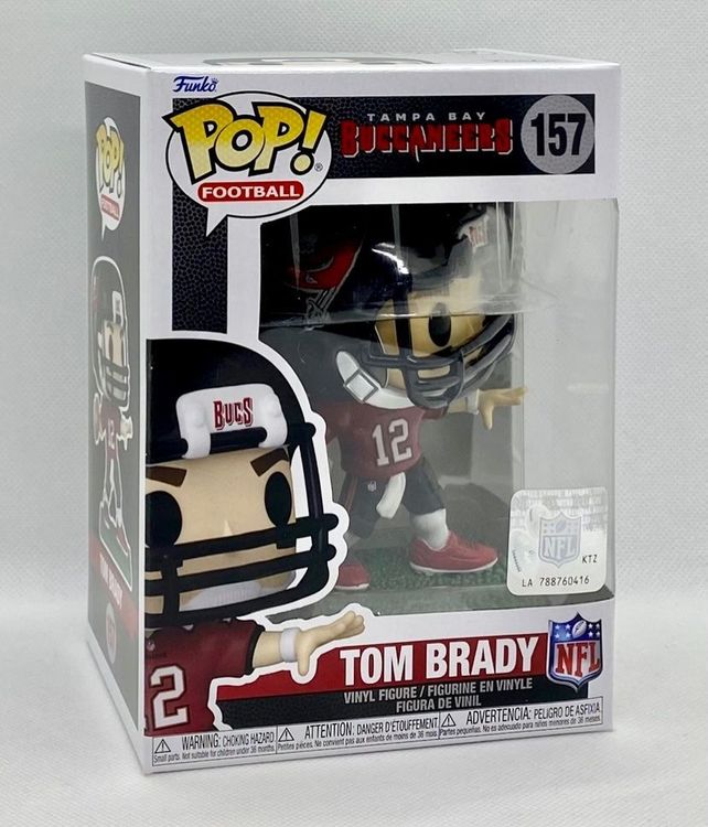 NEW NFL Tampa Bay Buccaners Tom Brady Funko Pop Figure #170 on eBid United  States