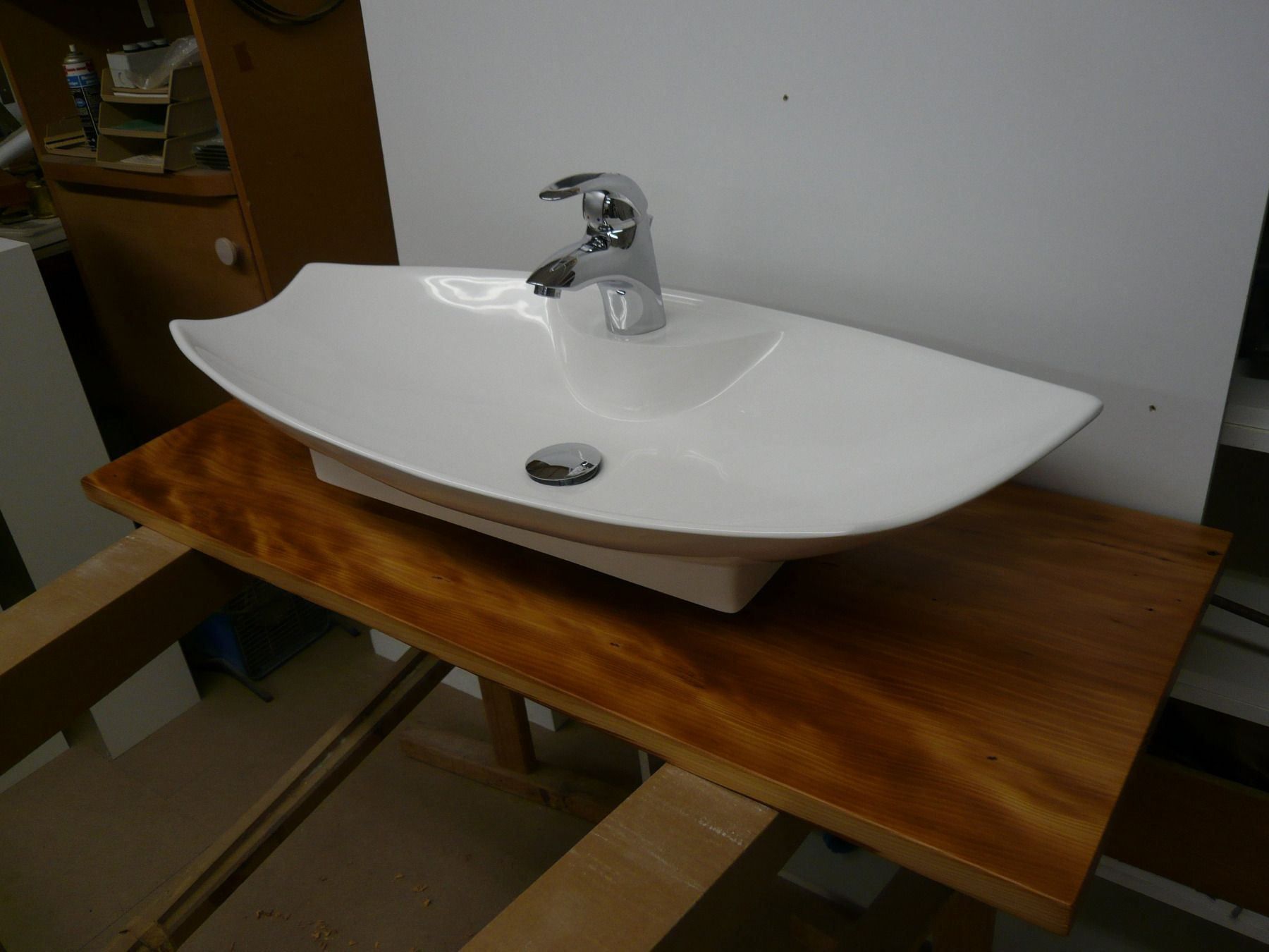 Spülbecken & Waschbecken: DESIGNER LAVABO 90x38x14cm AUFSATZBECKEN – Neu und originalverpackt aus Pfaffnau von nolff