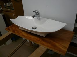 DESIGNER LAVABO 90x38x14cm AUFSATZBECKEN