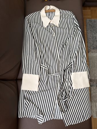 HM Bluse, Gr. L, schwarz/weiss gestreift, neuwertig! (54)