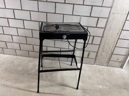 Electric grill with stand black used condition