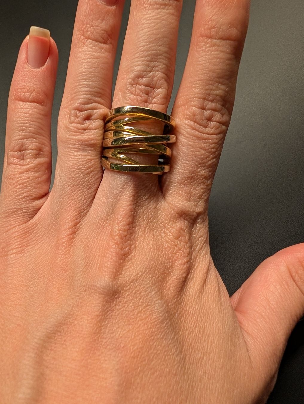 Michael Kors Anelli: Michael Kors Ring, Goldfarben, Top Zustand, Grösse 7 – Usato da Seuzach venduto da Merz_s