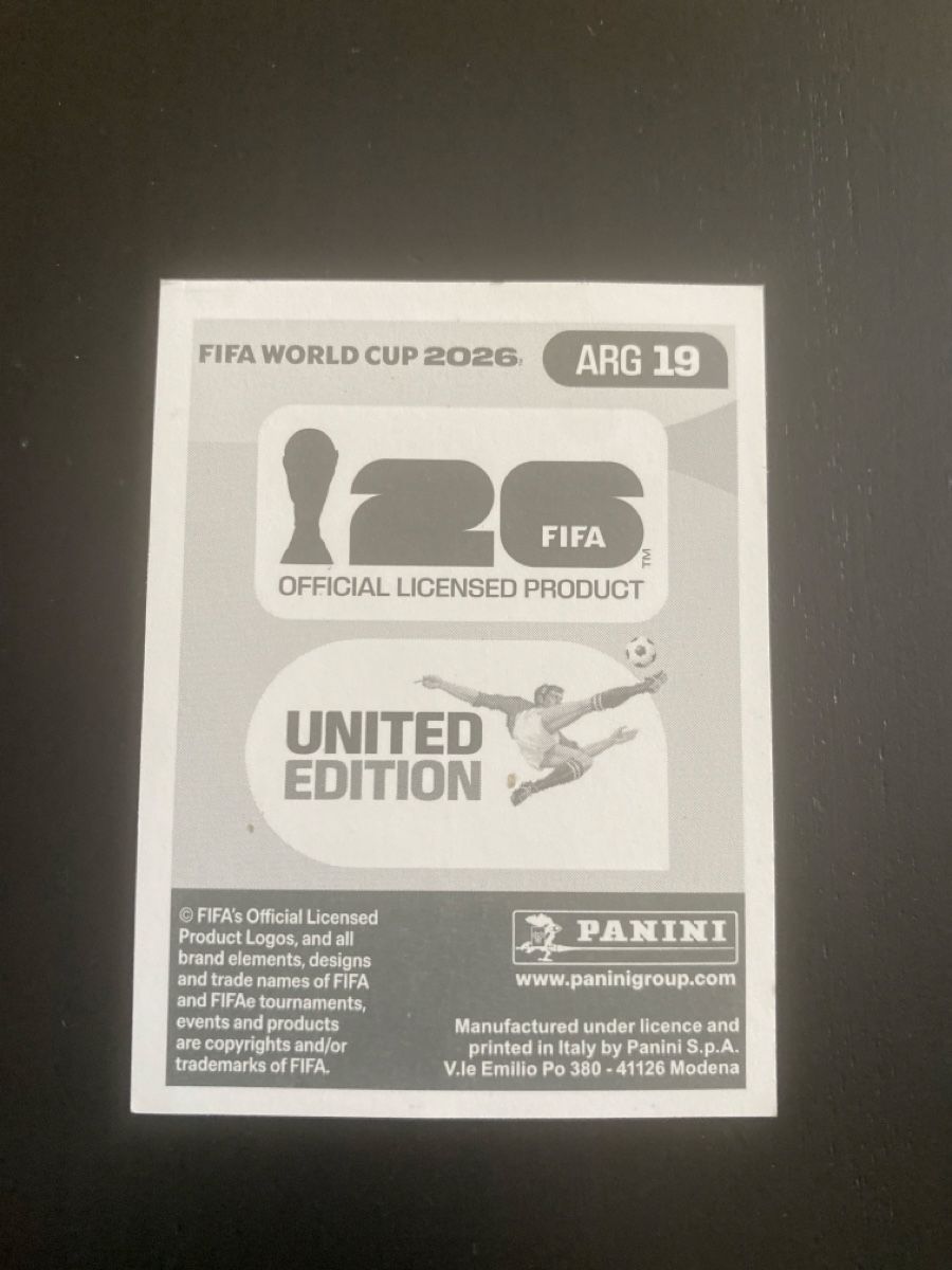 Panini Sammelbilder & Trading cards: PANINI ARG 19 FIFA World Cup 2026 – Neu (gemäss Beschreibung) aus Baden von Dunkelheit 1