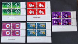 Sonderpostmarken I / ET (1982) Viererblöcke