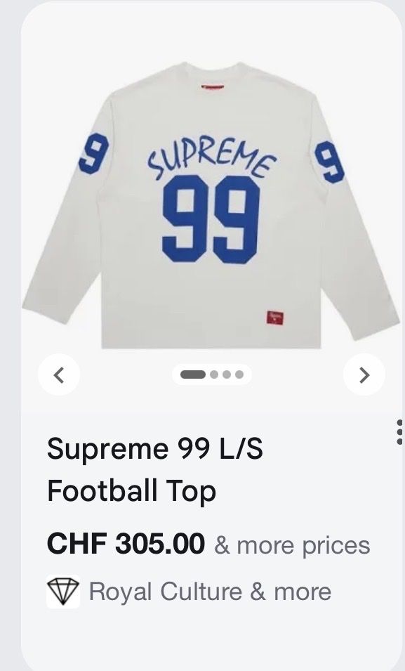 T-shirt: Supreme longsleeve – Usato da Küsnacht ZH venduto da vonB_2025 2