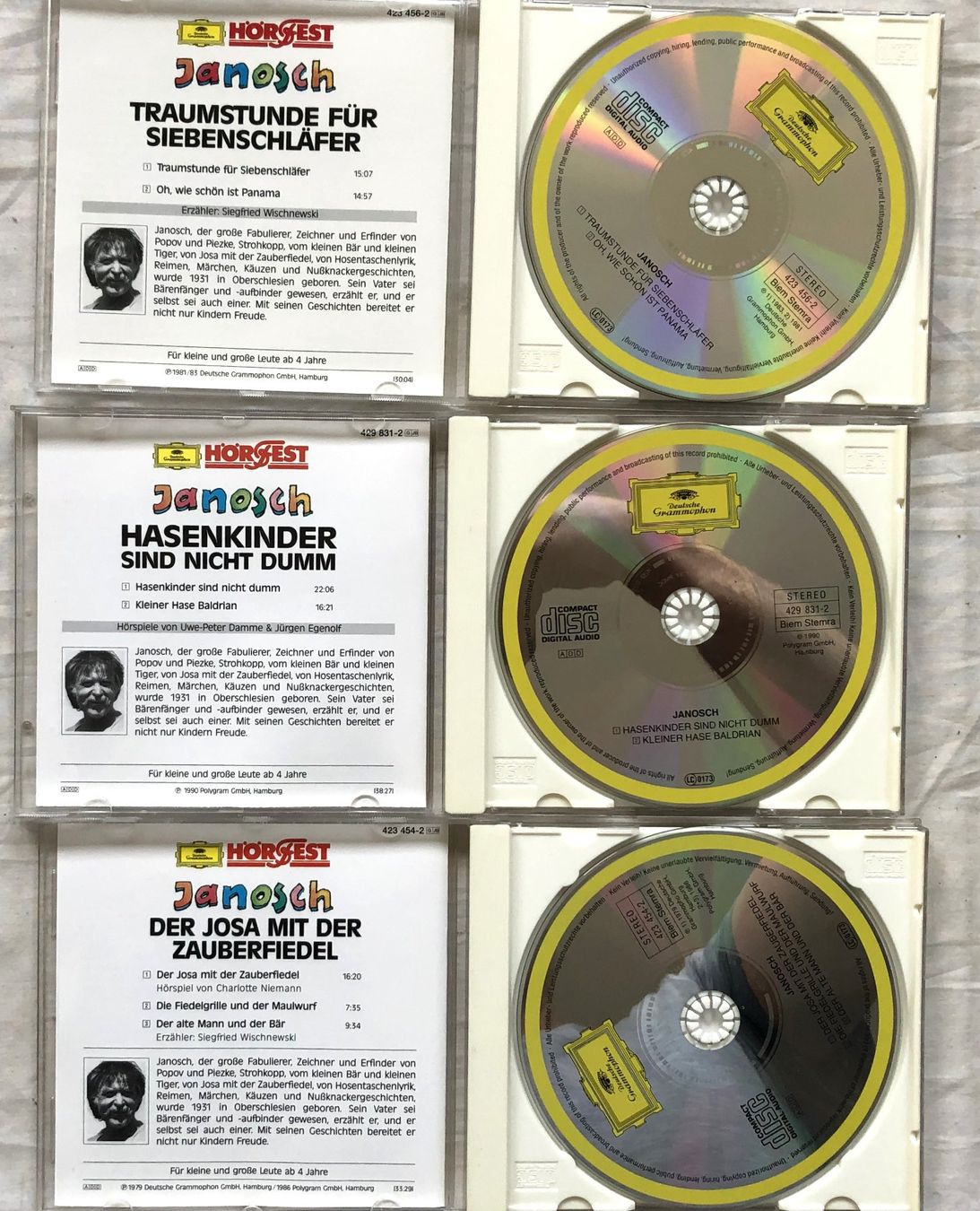 CD: 3x Janosch - Hörspiele - CD's – Usato da Schaffhausen venduto da durruti 1