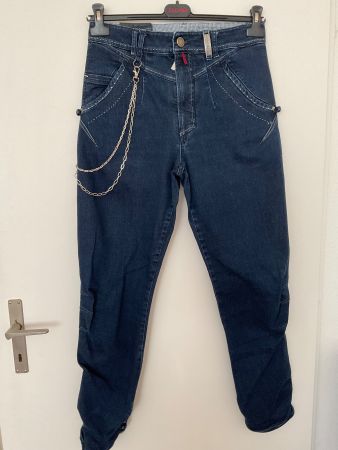 HIGH tolle trendige Jeans Hose Gr 40 it 46 neuwertig