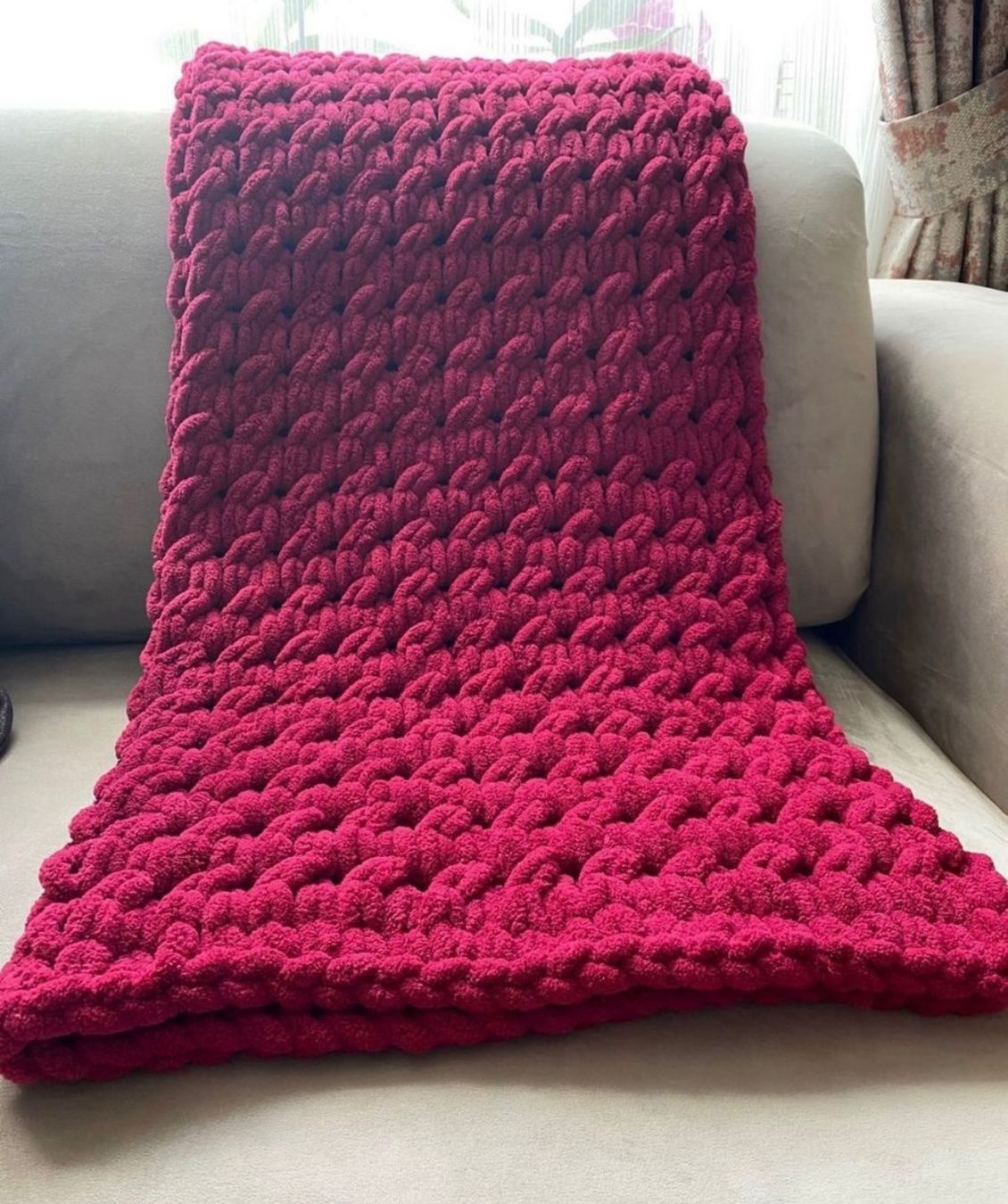 Coperte: Handgestrickte Puffy-Decke – Nuovo (secondo la descrizione) da Effretikon venduto da Lunaaa_ 4