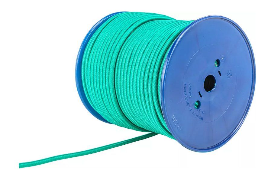 Corde: Meister elastisches Seil 8mm, grün, 100m – Nuovo e nell'imballaggio originale da Kägiswil venduto da nick333