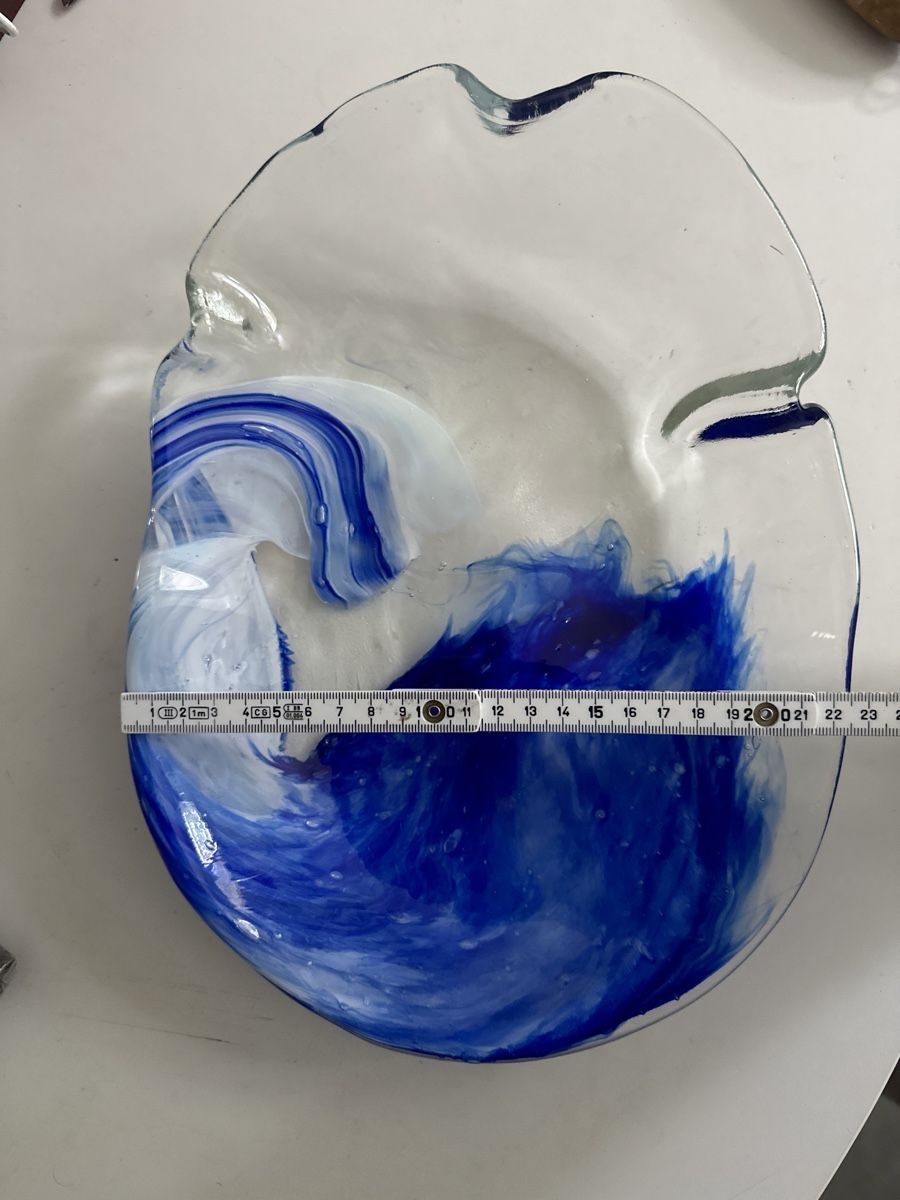 Ciotole: Blau-weisse Glasschale. – Usato da Zürich venduto da Chaeffeler 3